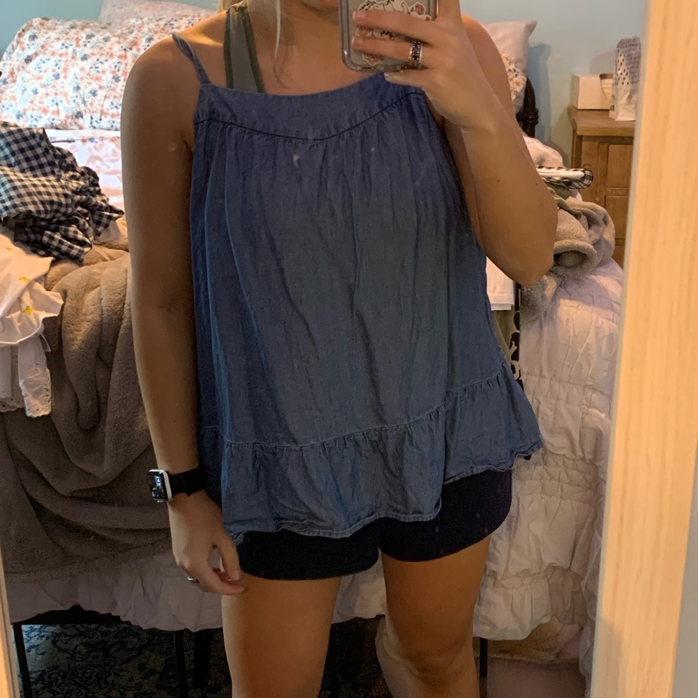 Jean tank top